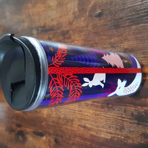 Starbucks Christmas 2017 To Go Travel Cup Deer Swan Holiday Hot Cold 16 … - Picture 1 of 9